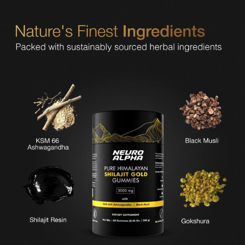 Neuro Alpha - Pure Himalayan Shilajit Gold Gummies
